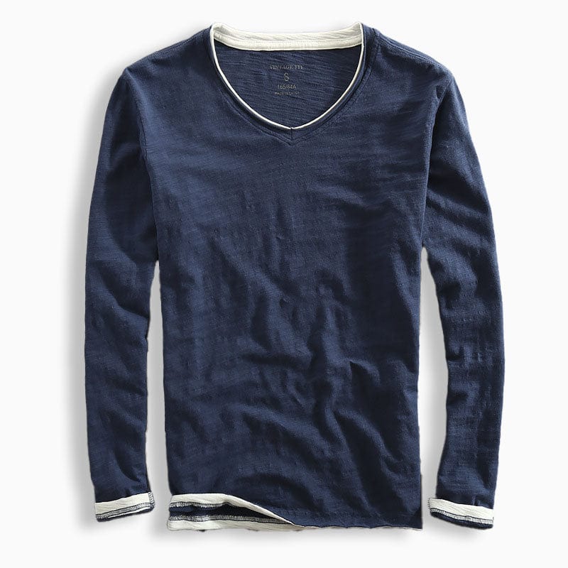 Tom Harding Riku Baumwoll Langarm-Shirt