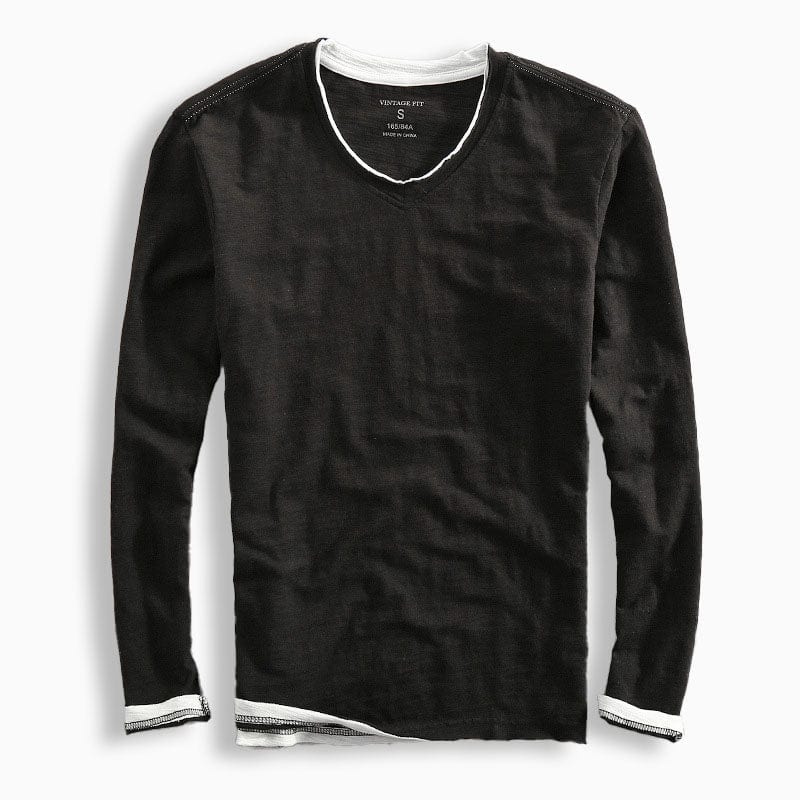 Tom Harding Riku Baumwoll Langarm-Shirt