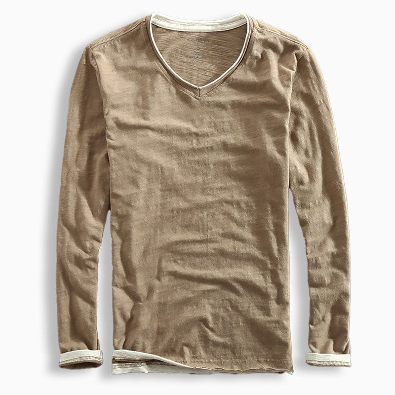 Tom Harding Riku Baumwoll Langarm-Shirt